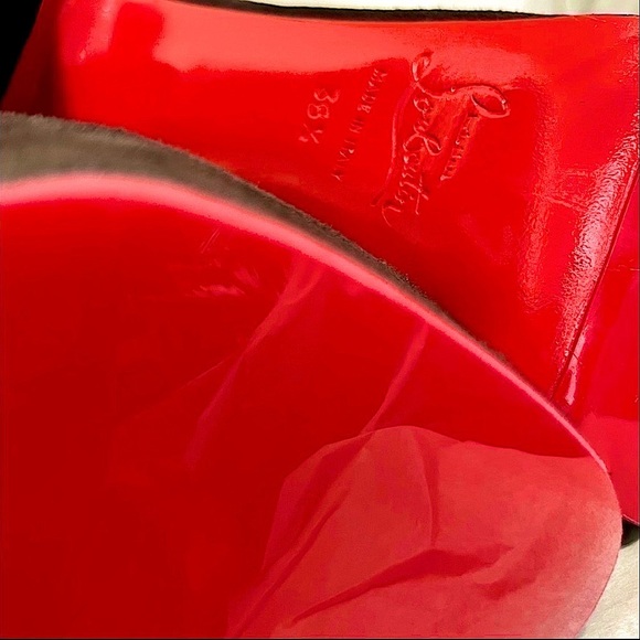 Christian Louboutin, Bianca Botta suede Veau velour knee high 140mm EU 38.5 - Picture 5 of 7